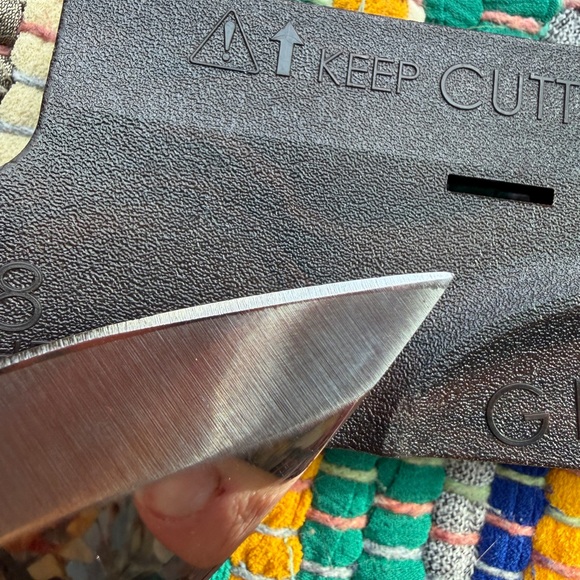 EUC Cutco 1728 JI 7-5/8" Petite Chef Knife in Pearl White With Sheath - Picture 3 of 6